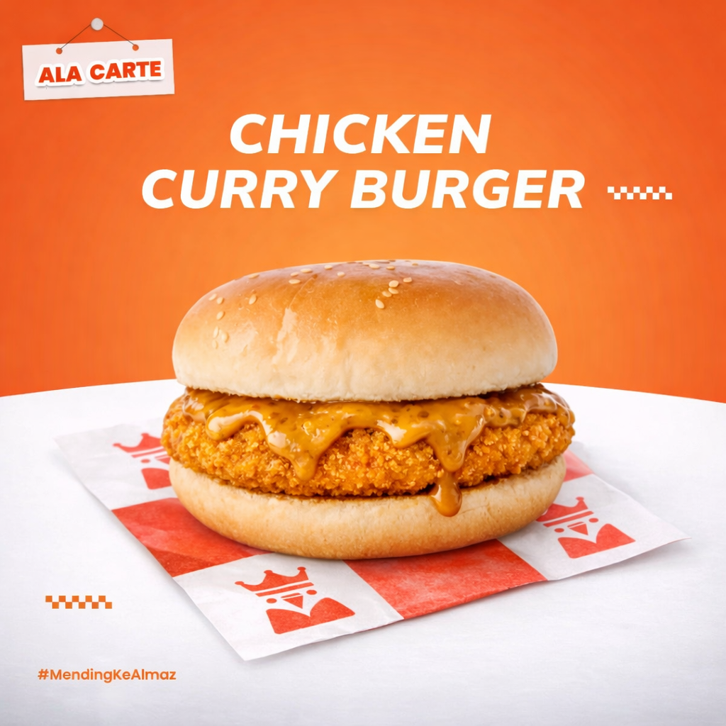 Chicken Curry Burger